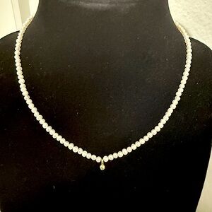 Freshwat Pearl Necklace with 14K Gold